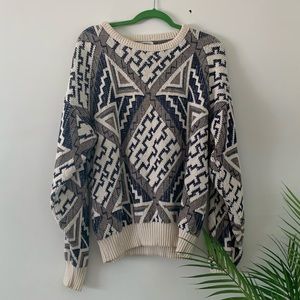 Vintage Grandpa Sweater L